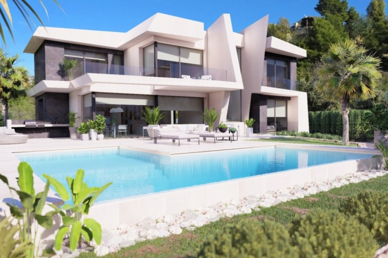 Project for beautiful villa with panoramic sea view