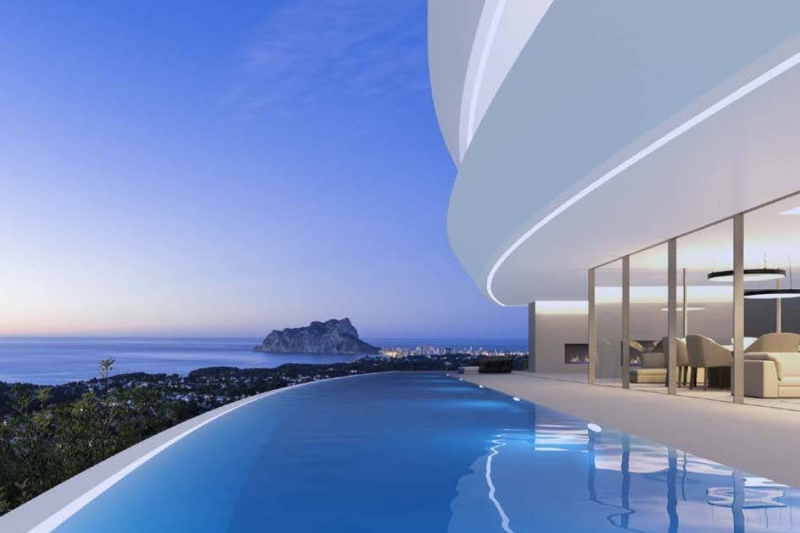Villa moderna con vistas espectaculares